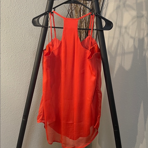 Studio Y Orange Beaded Tank Top - Picture 2 of 3
